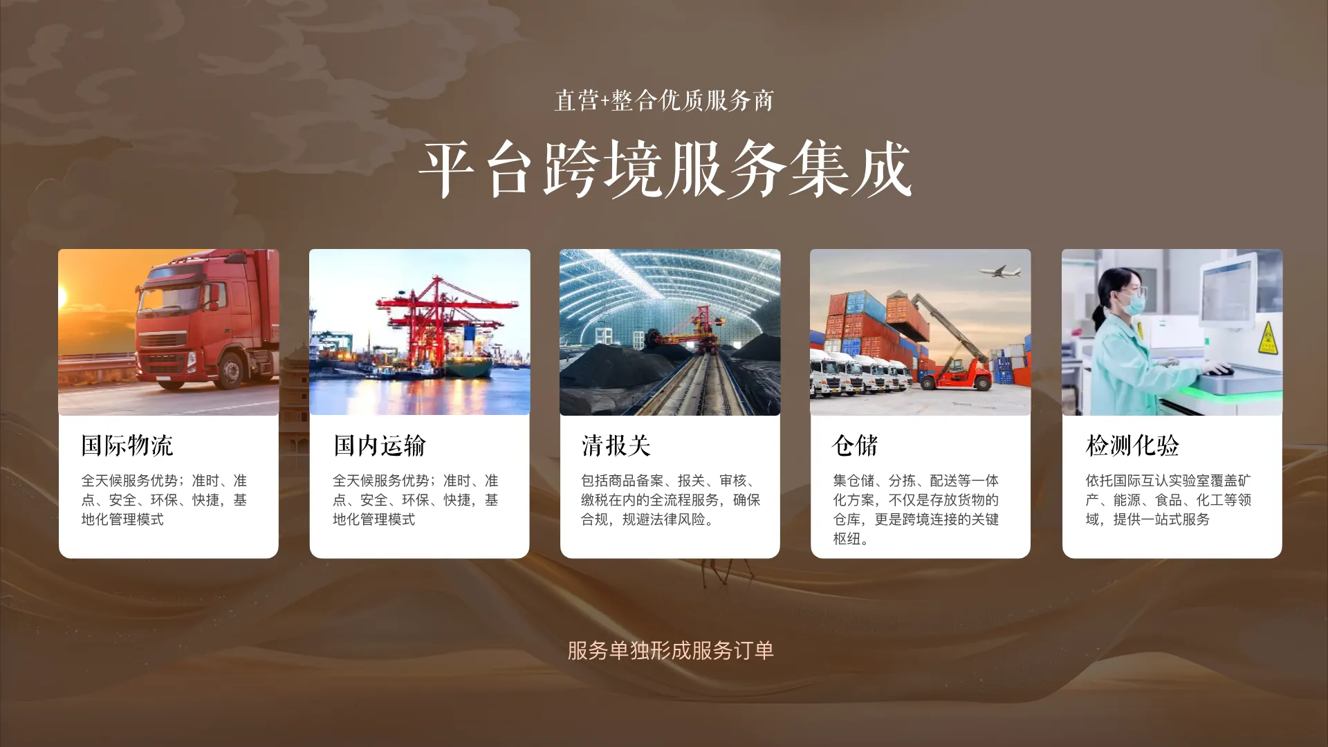 平台跨境服务集成 五能力
